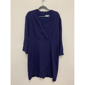 M.M. LAFLEUR Women's Deep Indigo Niko 2.0 Dress Size 16